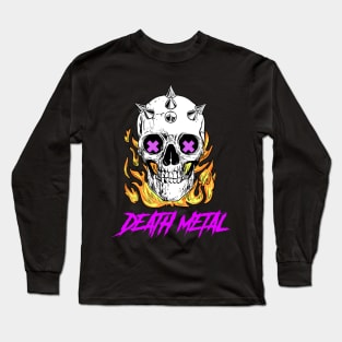 Death Metal Rules! Long Sleeve T-Shirt